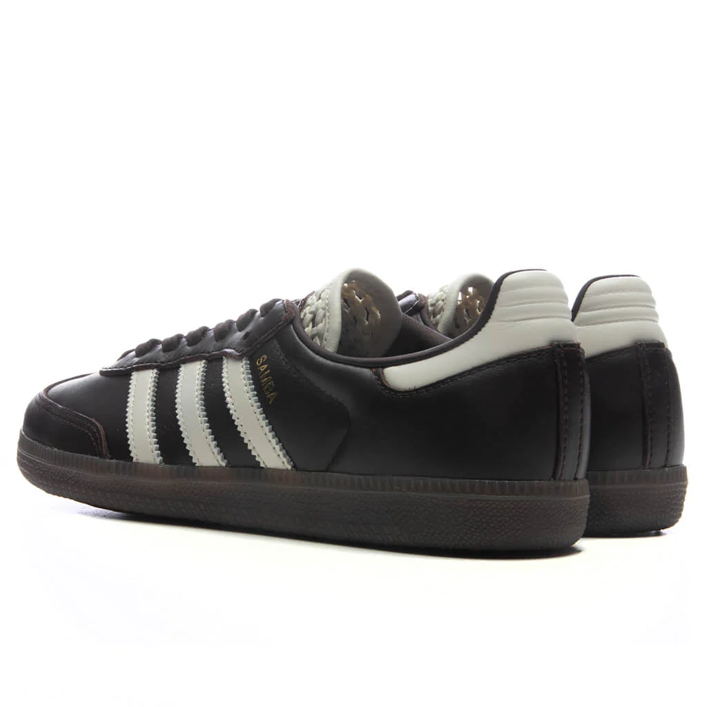 Women's Samba OG - Aurora Coffee/Off White/Gold Metallic - Image 3