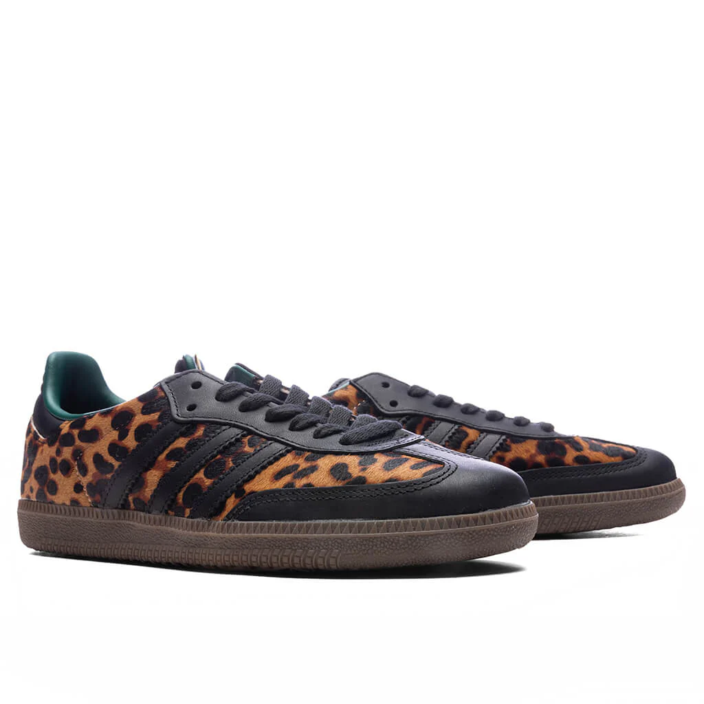 Women's Samba OG - Core Black/Collegiate Green/Cream White - Image 2