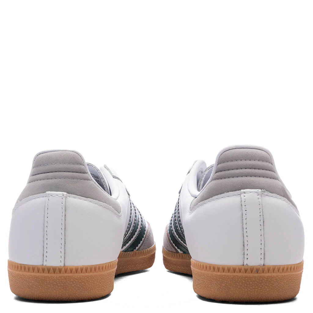 Women's Samba OG - Cloud White/Core Green/Grey Two - Image 4