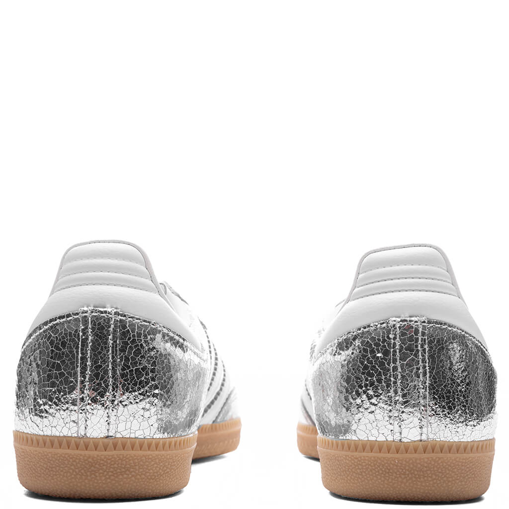 Women's Samba OG - Silver Metallic/Cloud White/Core White - Image 4