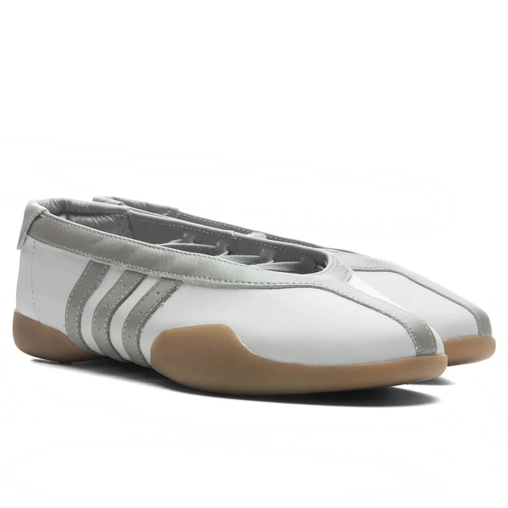 Women's Taekwondo Mei Ballet - Cloud White/Silver Metallic/Gum - Image 5