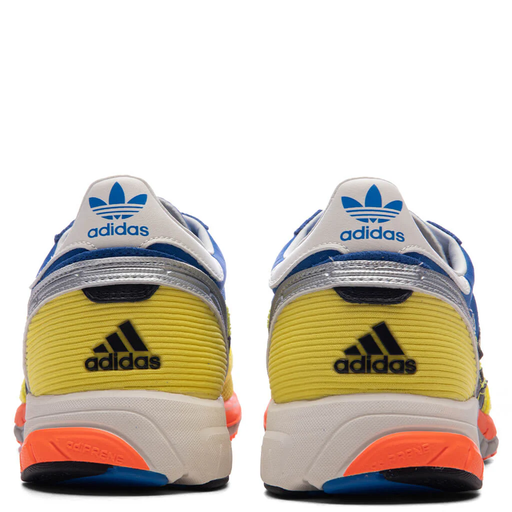 Adidas Originals x Bad Bunny Adizero SL72 - Blue/Cloud White/Shock Yellow - Image 4
