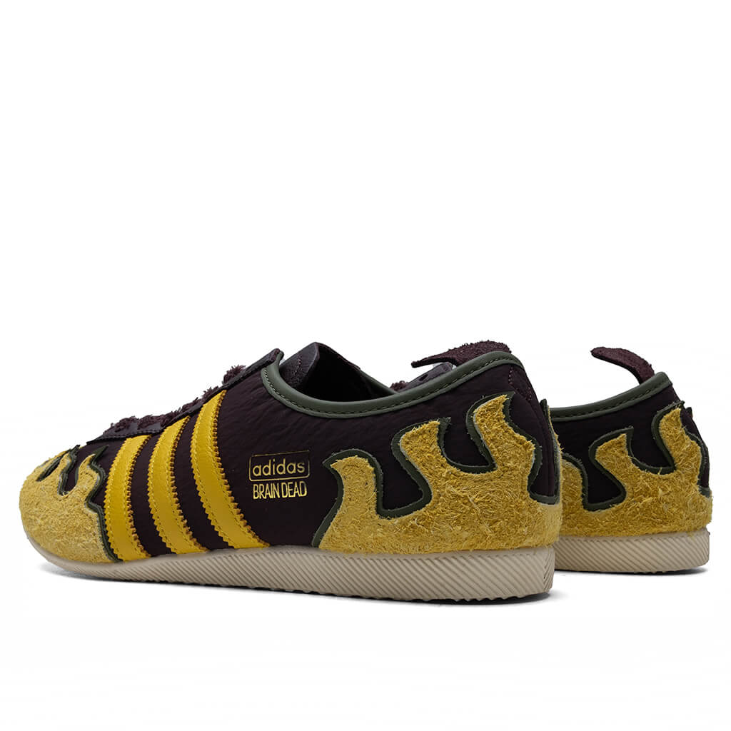 Adidas x Brain Dead Japan Low - Shadow Brown/Hazel Yellow/Off White - Image 3