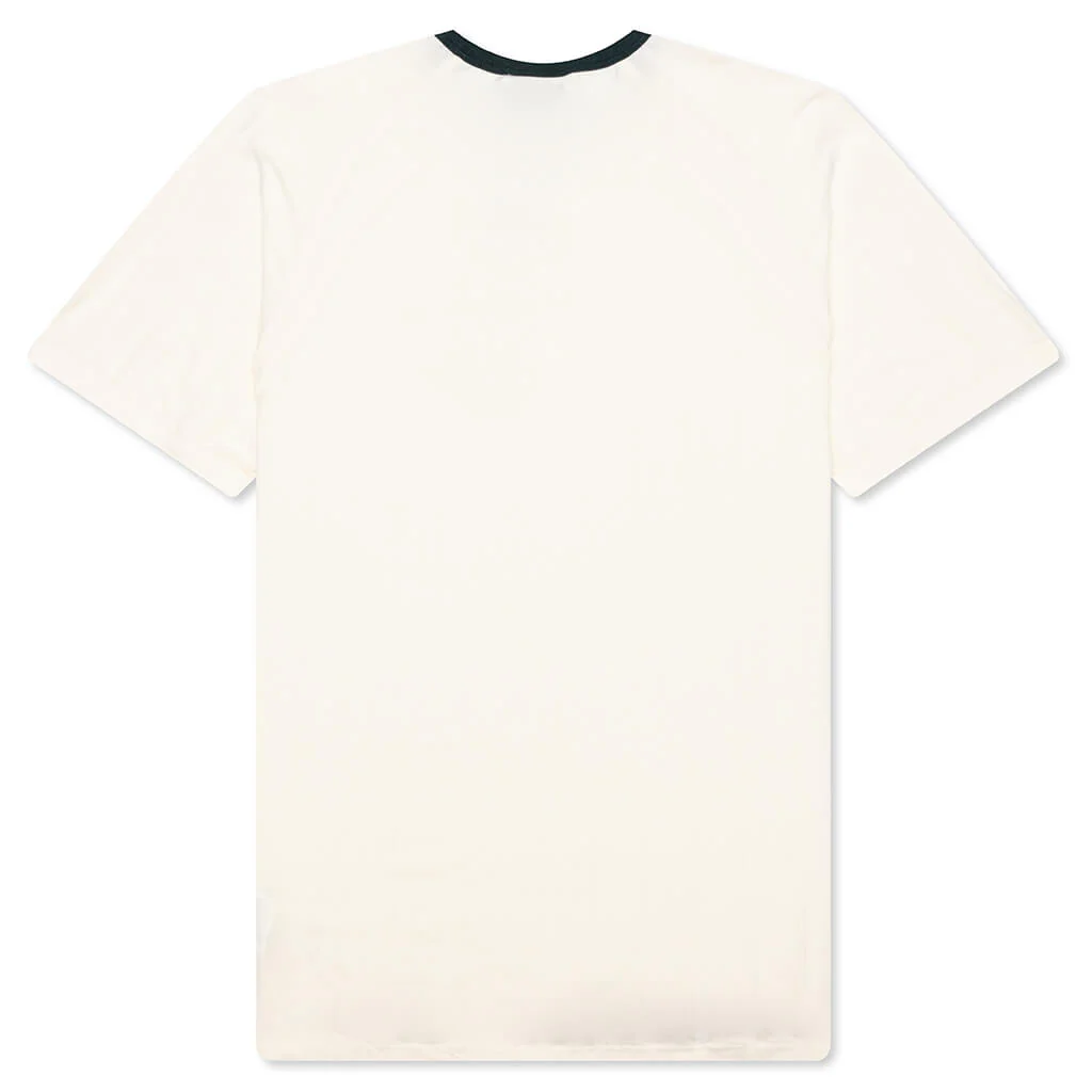 Adidas Originals x CLOT Rib Tee by Edison Chen - Cream White/Green Night - Image 2