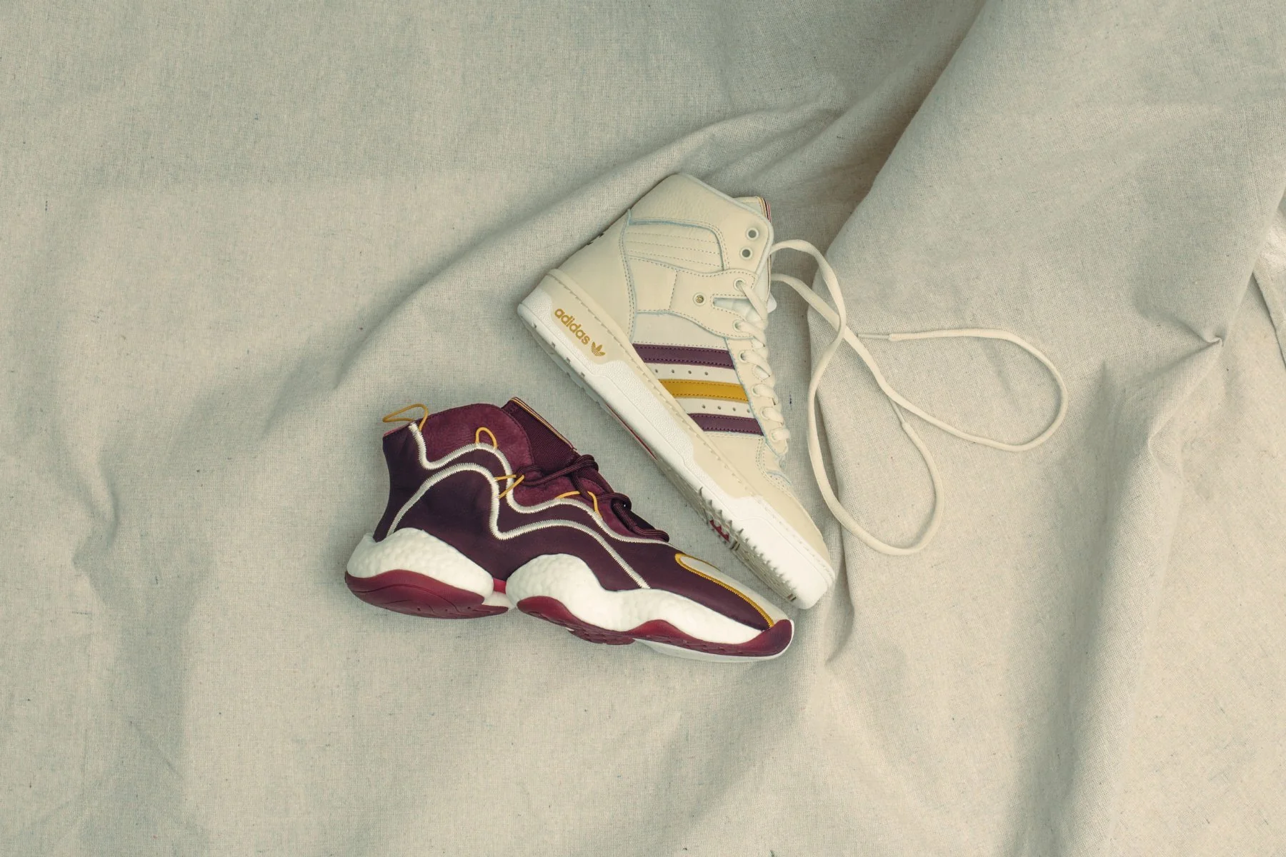 Originals x Eric Emanuel Crazy BYW Lvl I - Maroon/Cream White - Image 5