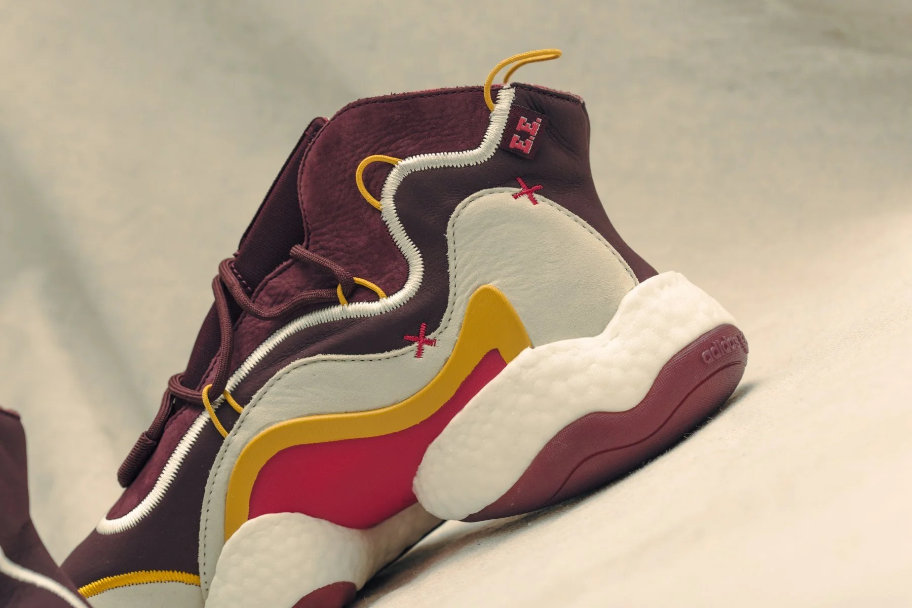 Originals x Eric Emanuel Crazy BYW Lvl I - Maroon/Cream White - Image 8