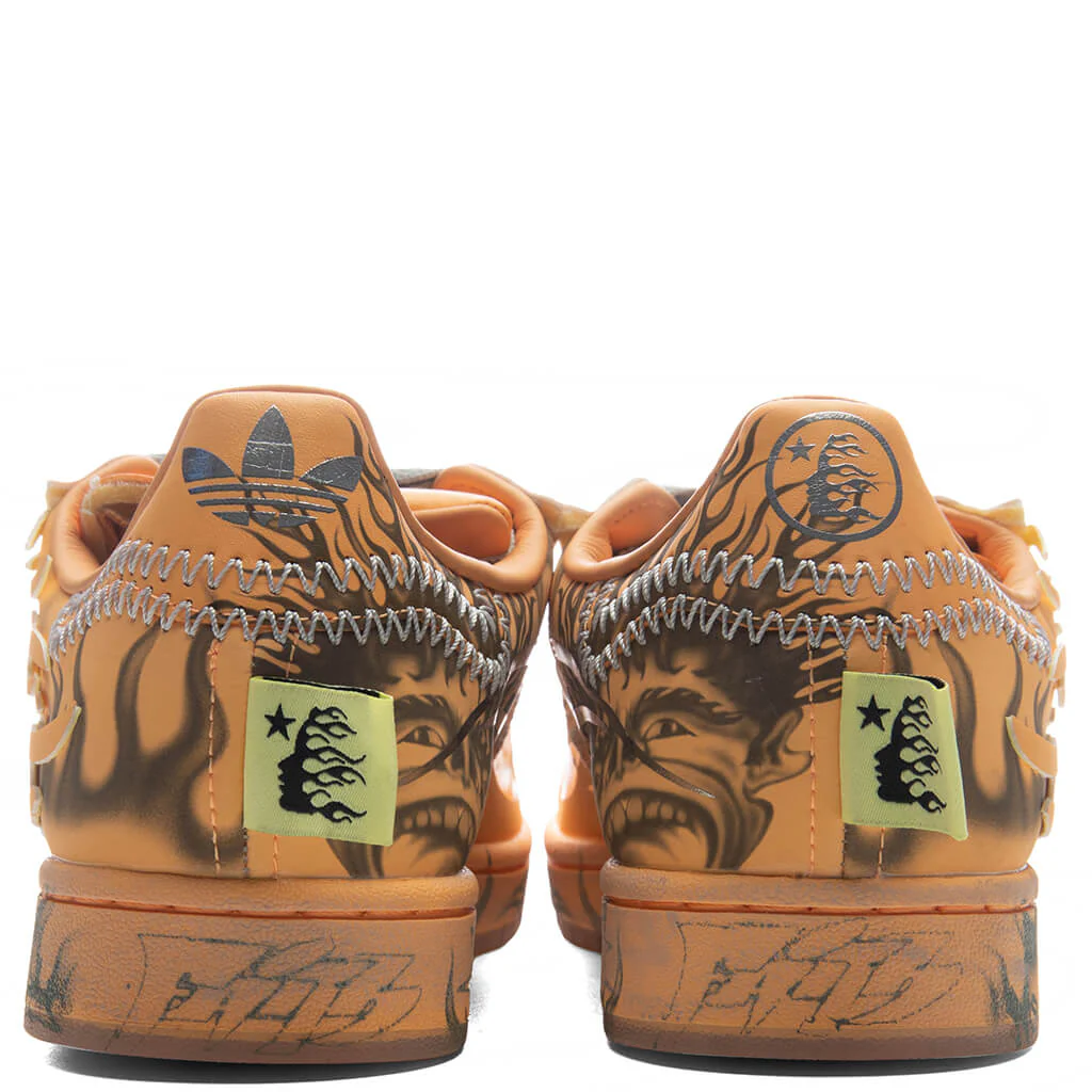 Adidas x Hellstar Superstar II 'Creamsicle' - Hazy Orange/Silver Metallic/Core Black - Image 6