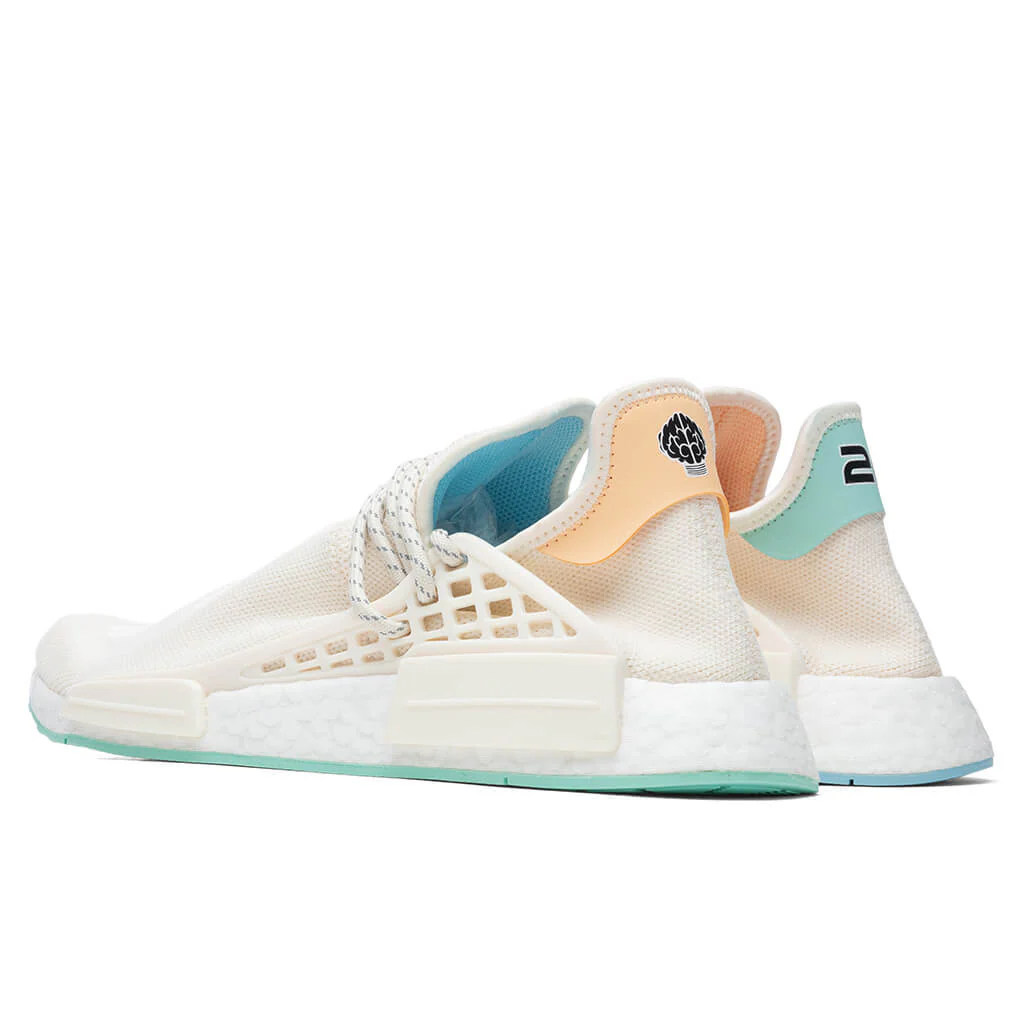 Pharrell Wiilliams NMD Hu 'N.E.R.D'- Chalk White/Glow Orange - Image 3