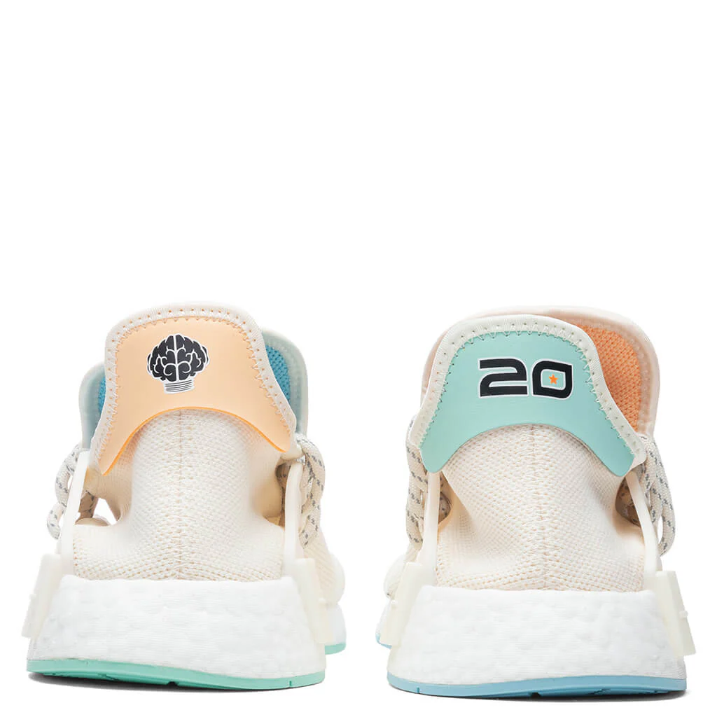 Pharrell Wiilliams NMD Hu 'N.E.R.D'- Chalk White/Glow Orange - Image 4