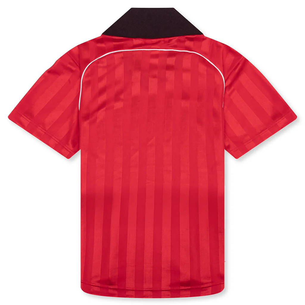 Adidas Originals x Wales Bonner Football Tee - Better Scarlet - Image 2