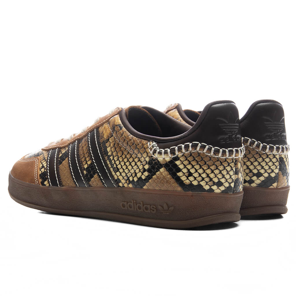 Adidas Originals x Wales Bonner Gazelle Snake - Supplier Colour/Dark Brown/Wonder White - Image 2