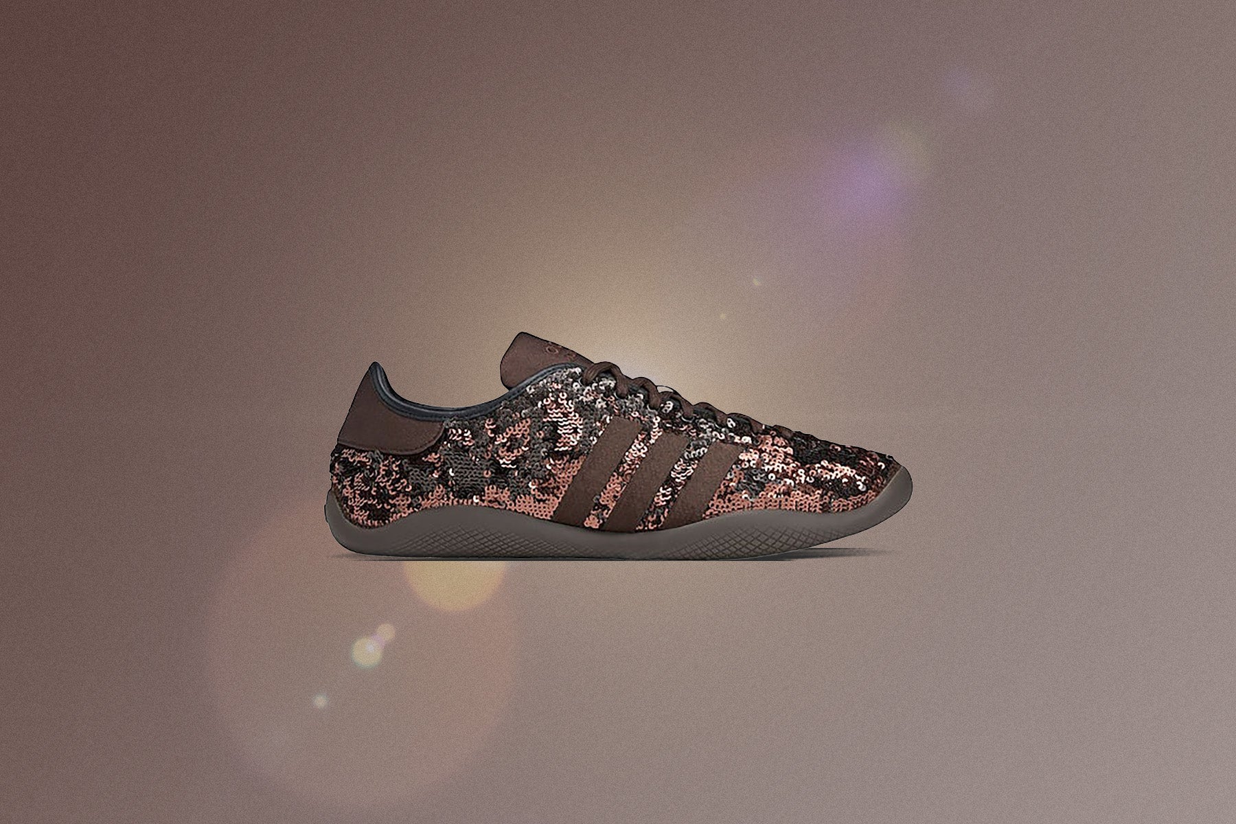 Adidas Originals x Wales Bonner Karintha Sequin - Supplier Color/Dark Brown/Core Black - Image 2