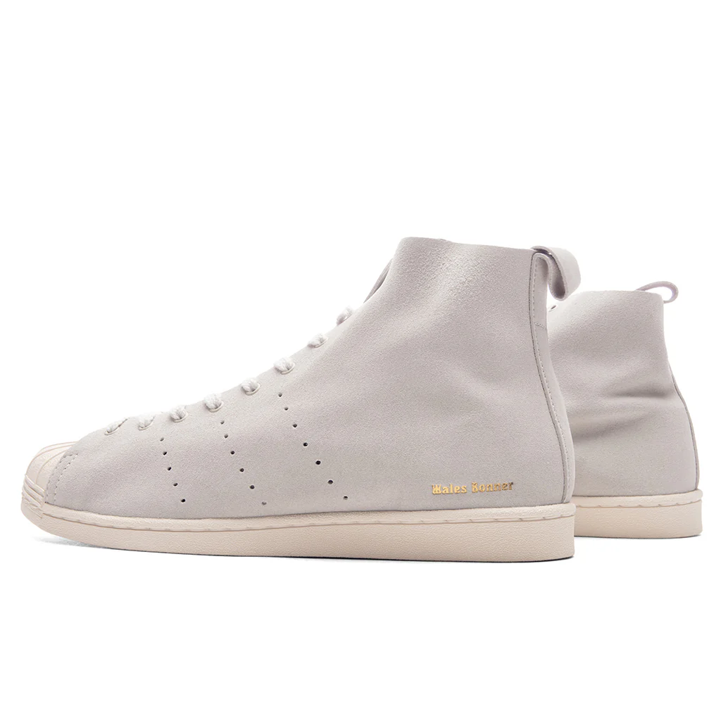 Adidas Originals x Wales Bonner Superstar Hi - Supplier Colour/Cream White/Gold Metallic - Image 3