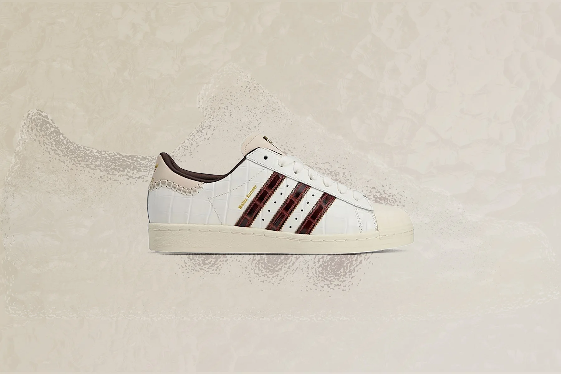 Adidas Originals x Wales Bonner Superstar - Wonder White/Fox Brown/Wonder White - Image 2
