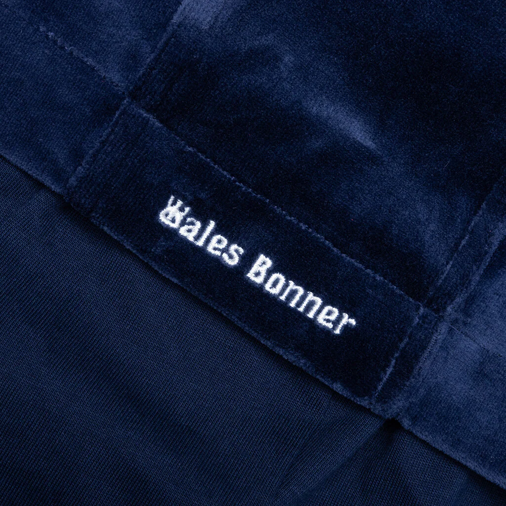 Adidas Originals x Wales Bonner Velour Track Jacket - Collegiate Navy - Image 5