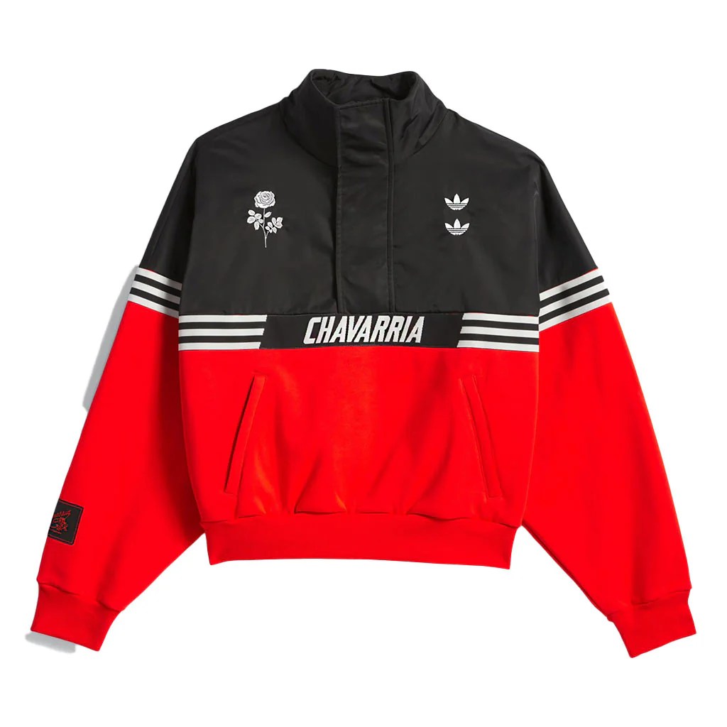 Adidas Originals x Willy Chavarria Half Zip - Black/Red