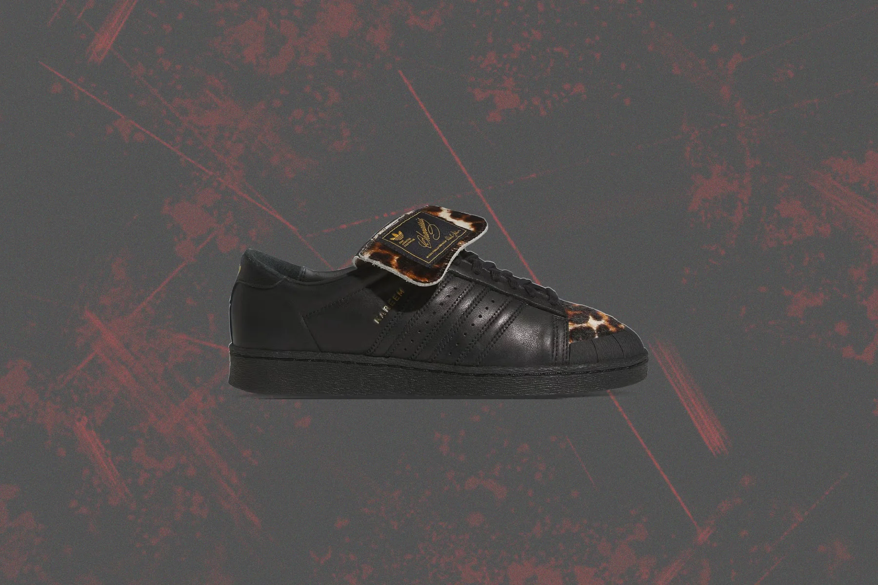 Adidas Originals x Willy Chavarria Jabbar Low - Core Black/Red/Gold Metallic - Image 2