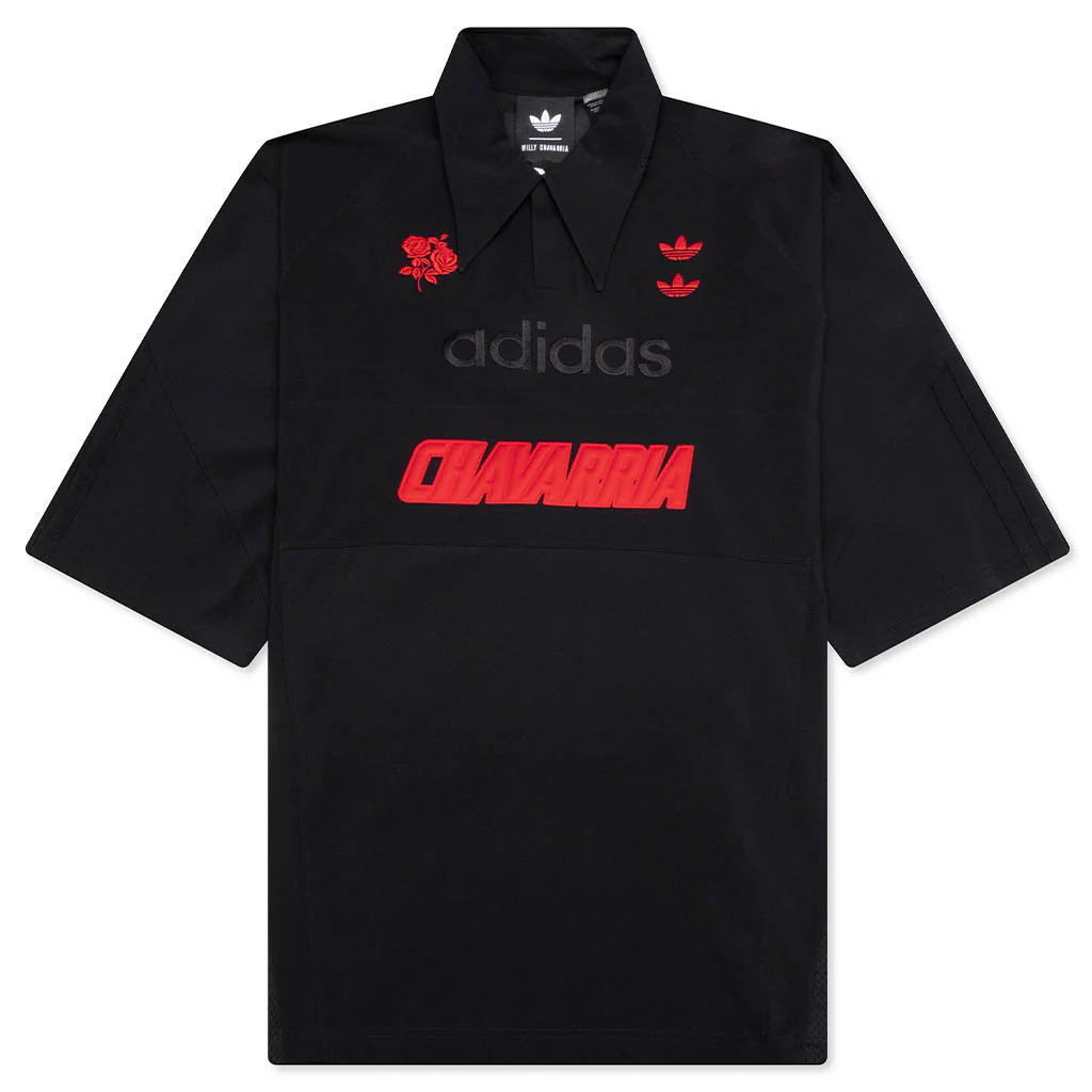 Adidas Originals x Willy Chavarria Polo Shirt - Black