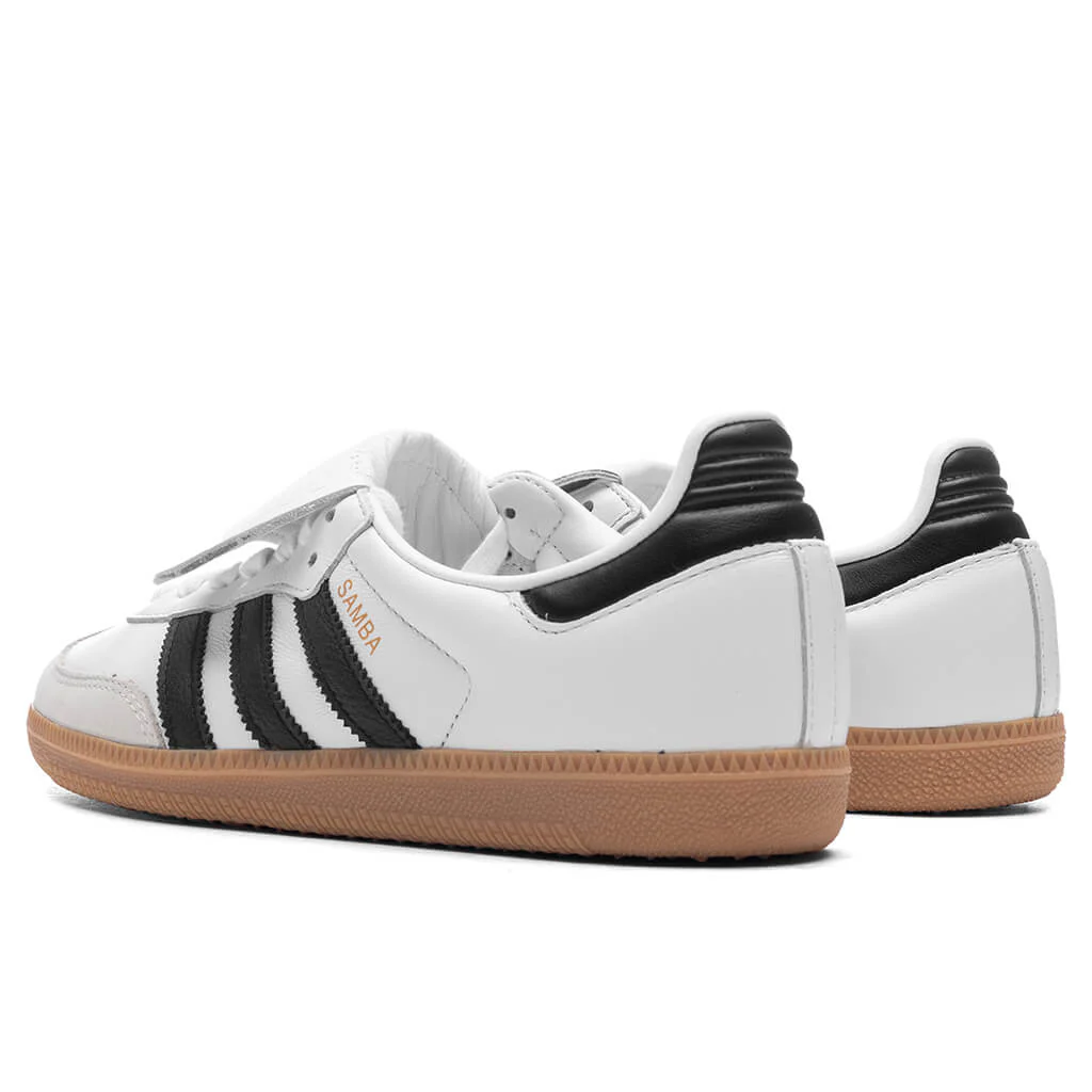Women's Samba LT - Cloud White/Core Black/Gold Metallic - Image 3