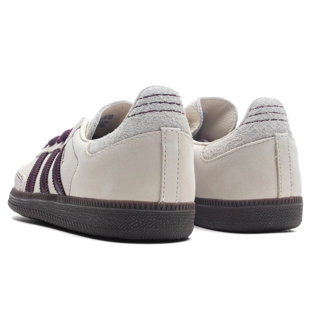 Women's Samba OG - Wonder White/Maroon/Putgre - Image 3