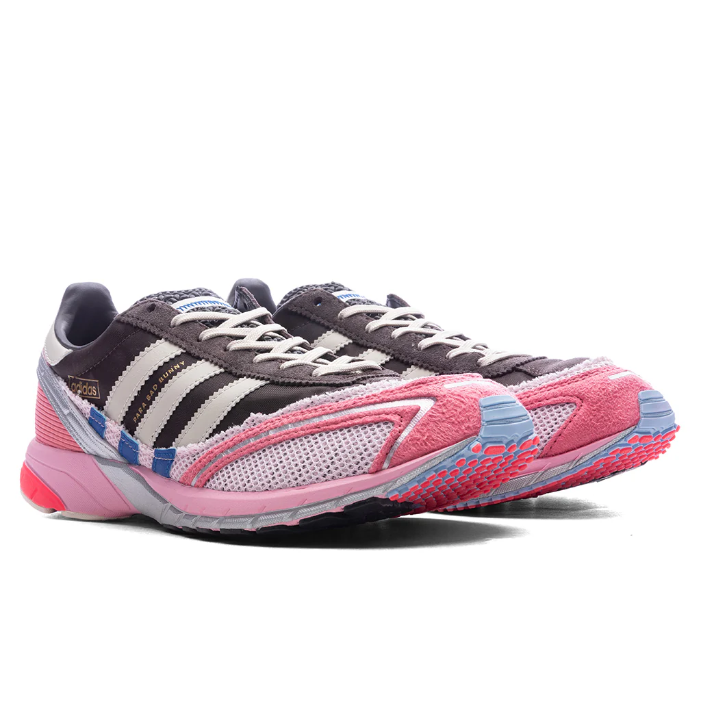 Adidas x Bad Bunny Adizero SL72 'Nostalgic Trio' - Brown/Clear Pink/Hazel Rose - Image 2