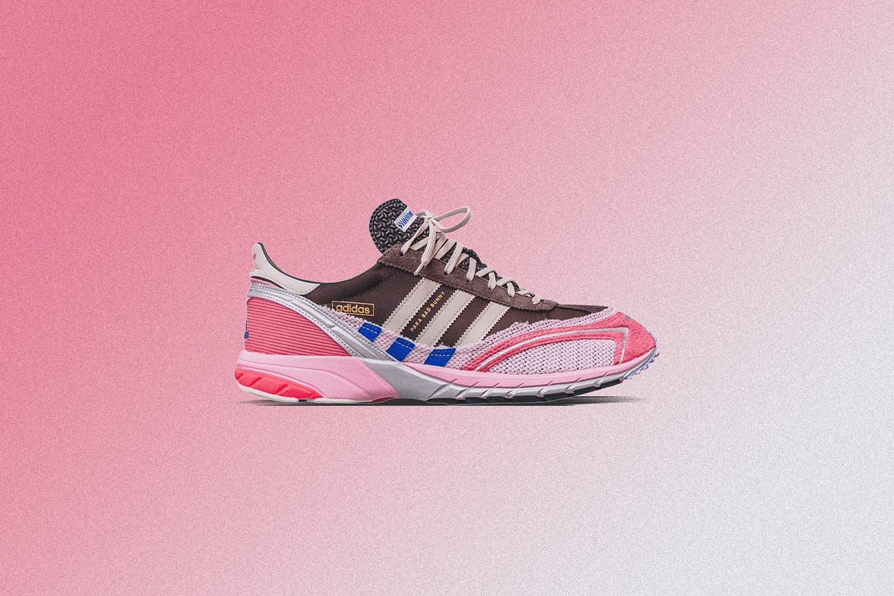 Adidas x Bad Bunny Adizero SL72 'Nostalgic Trio' - Brown/Clear Pink/Hazel Rose - Image 5