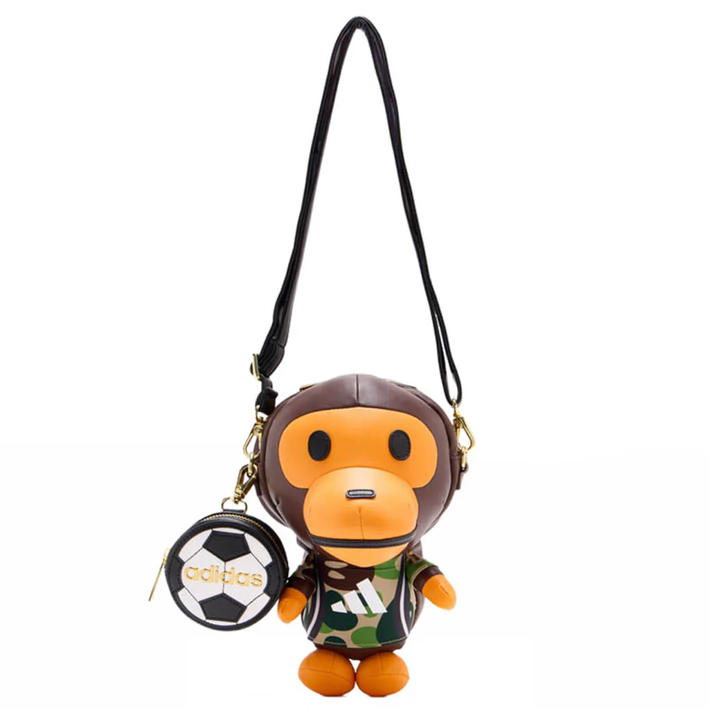 Adidas x BAPE Milo Bag - Auburn