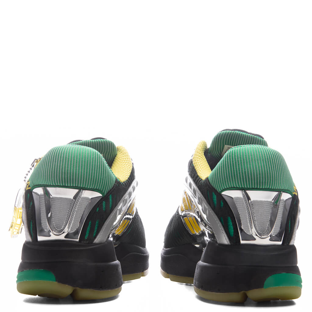 Adidas x Brain Dead Climacool 2 - Core Black/Impact Yellow/Silver Metallic - Image 4