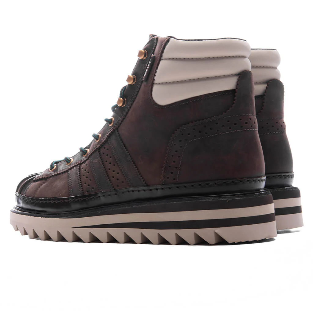 Adidas x CLOT Pro Model By Edison Chen - Dark Brown/Wonder Beige - Image 3