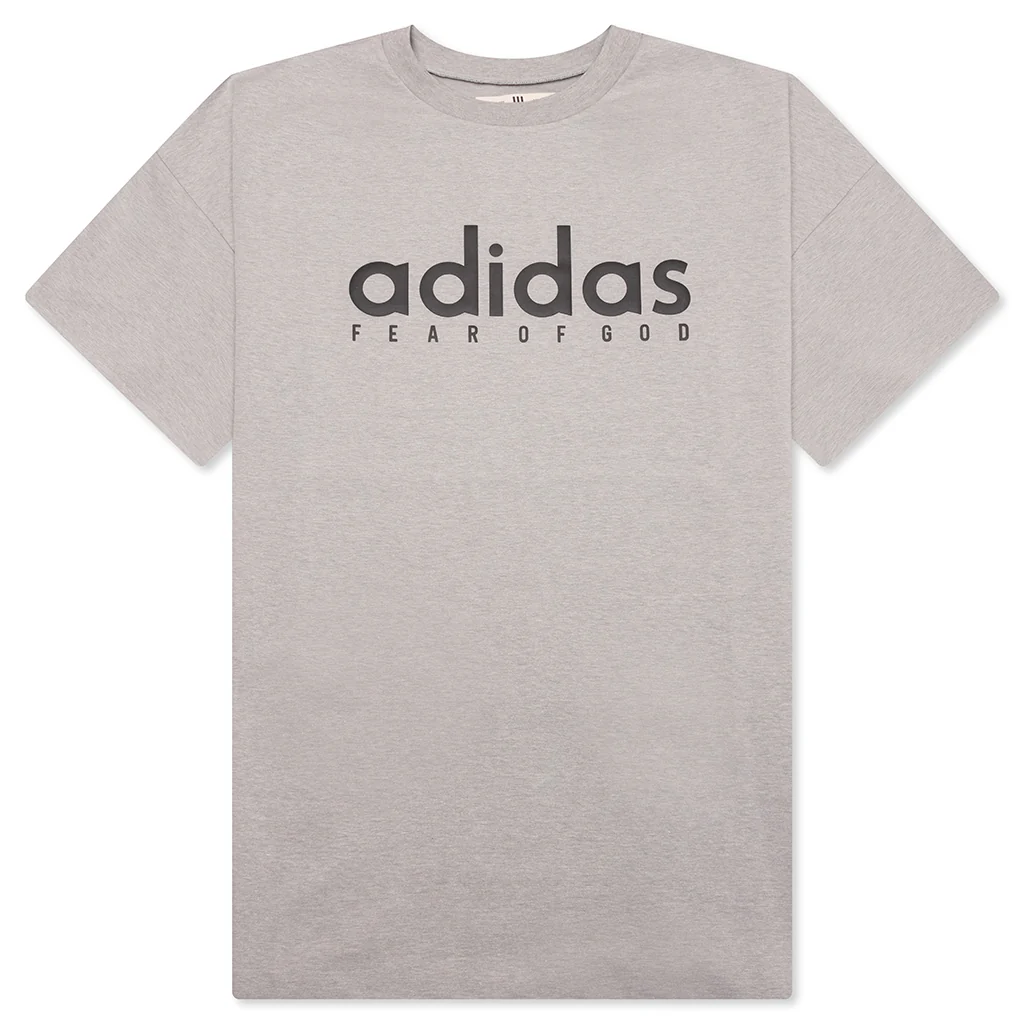 Fear of God Athletics x Adidas QDJ Short Sleeve Tee - Heather Grey