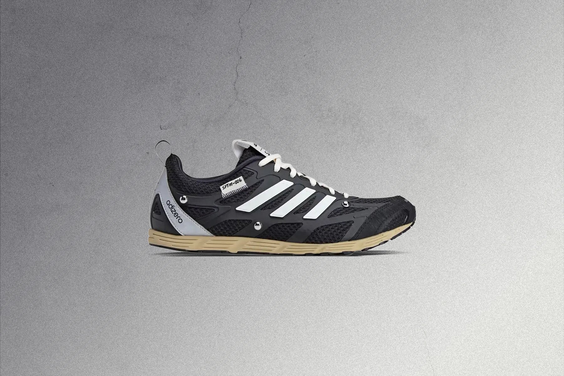 Adidas x Song for the Mute Adizero PR - Core Black/Cream White/Silver Metallic - Image 5