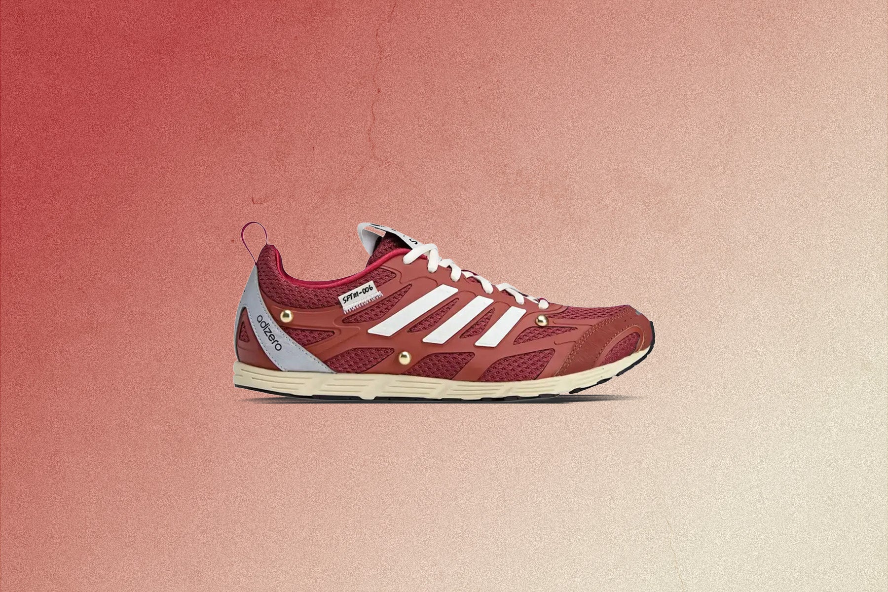 Adidas x Song for the Mute Adizero PR - Legacy Red/Core Black/Wild Sepia - Image 5
