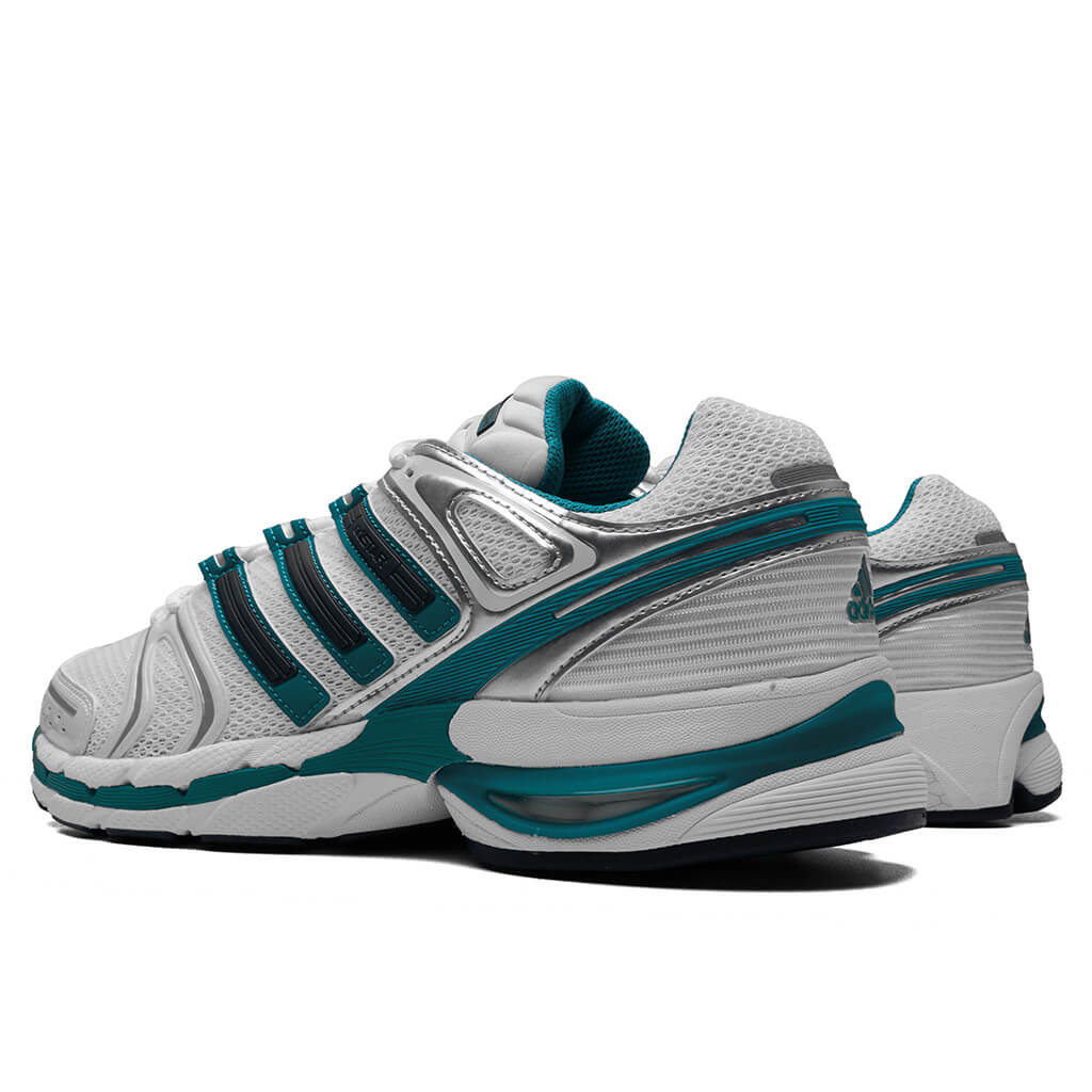 Adidas x Sporty & Rich Adistar Control 5 - White/Carbon/Pure Teal - Image 3