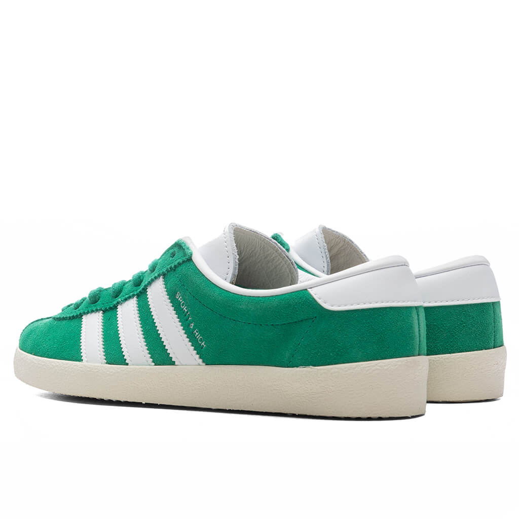 Adidas x Sporty & Rich Women's Blanc - Court Green/Cloud White/Off White - Image 3