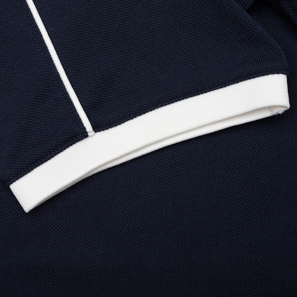 Women's Adidas x Sporty & Rich Polo T-Shirt - Night Navy - Image 6