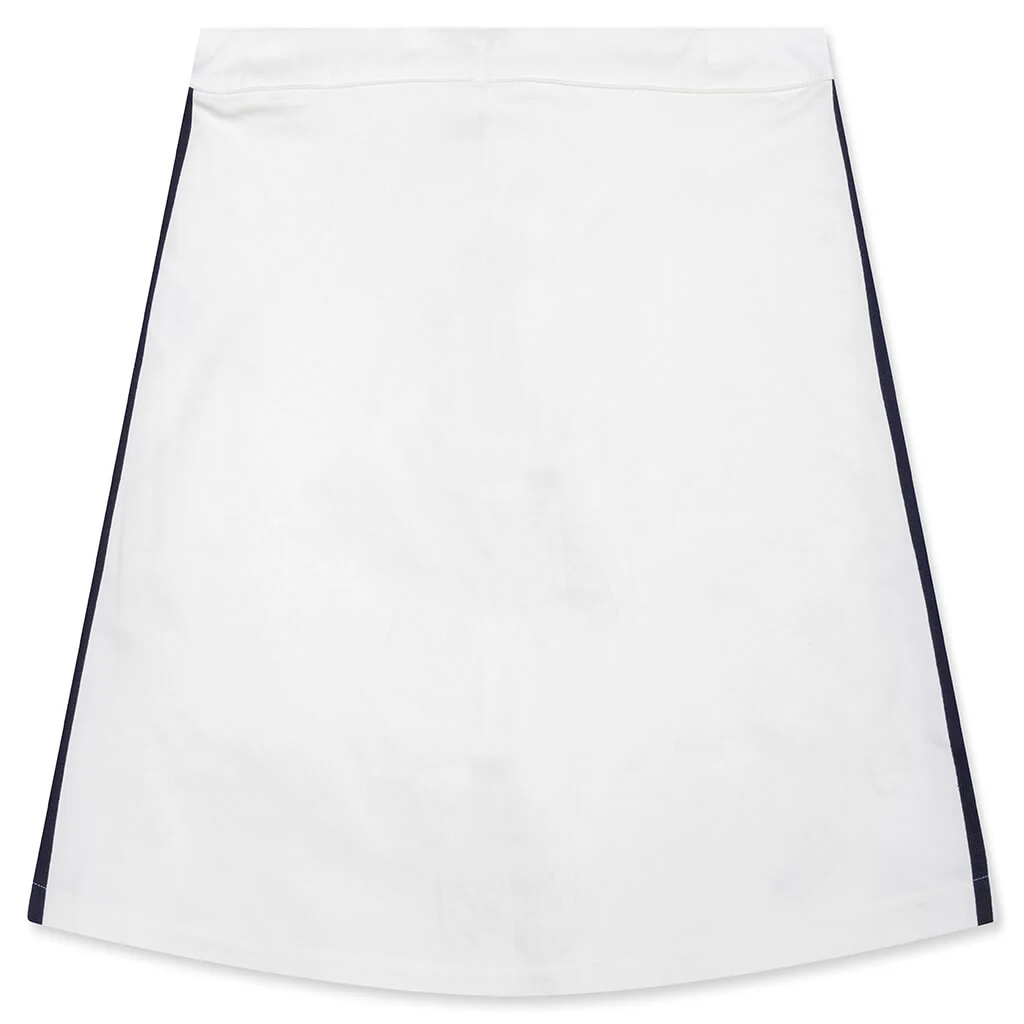 Women's Adidas x Sporty & Rich Skort - Core White/Night Navy - Image 2