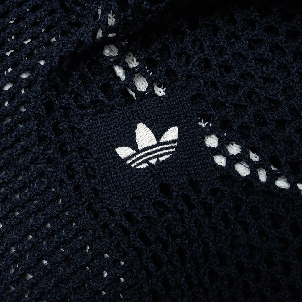 Adidas x Wales Bonner Knit Tee - Night Navy - Image 4