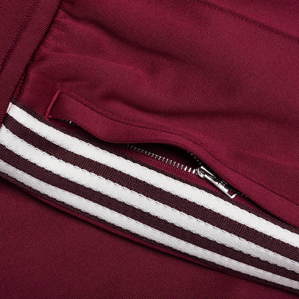 Adidas x Wales Bonner Track Shorts - Collegiate Burgundy - Image 4
