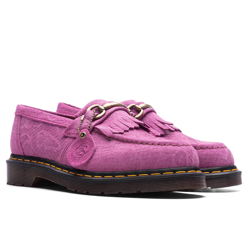 Adrian Snaffle Smooth Leather Kiltie Loafers - Thrift Pink - Image 2