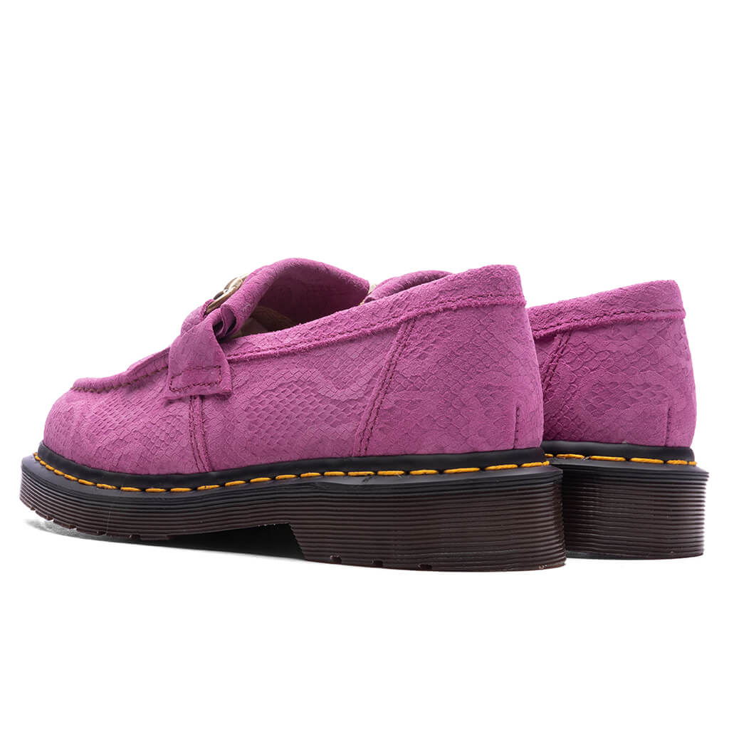 Adrian Snaffle Smooth Leather Kiltie Loafers - Thrift Pink - Image 3