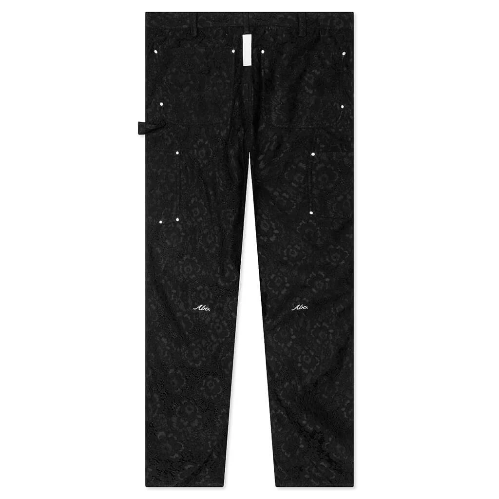 Abc. Crystal Rivet Lace Double Knee Pant - Black - Image 2