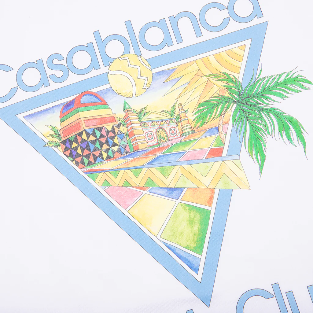 Afro Cubism Tennis Club T-Shirt - White - Image 3