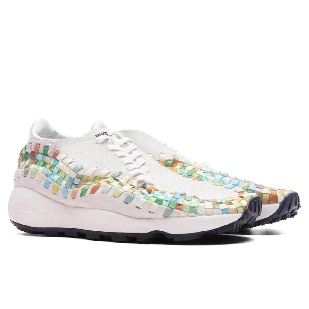Women's Air Footscape Woven - Summit White/Black/Multi-Color - Image 2