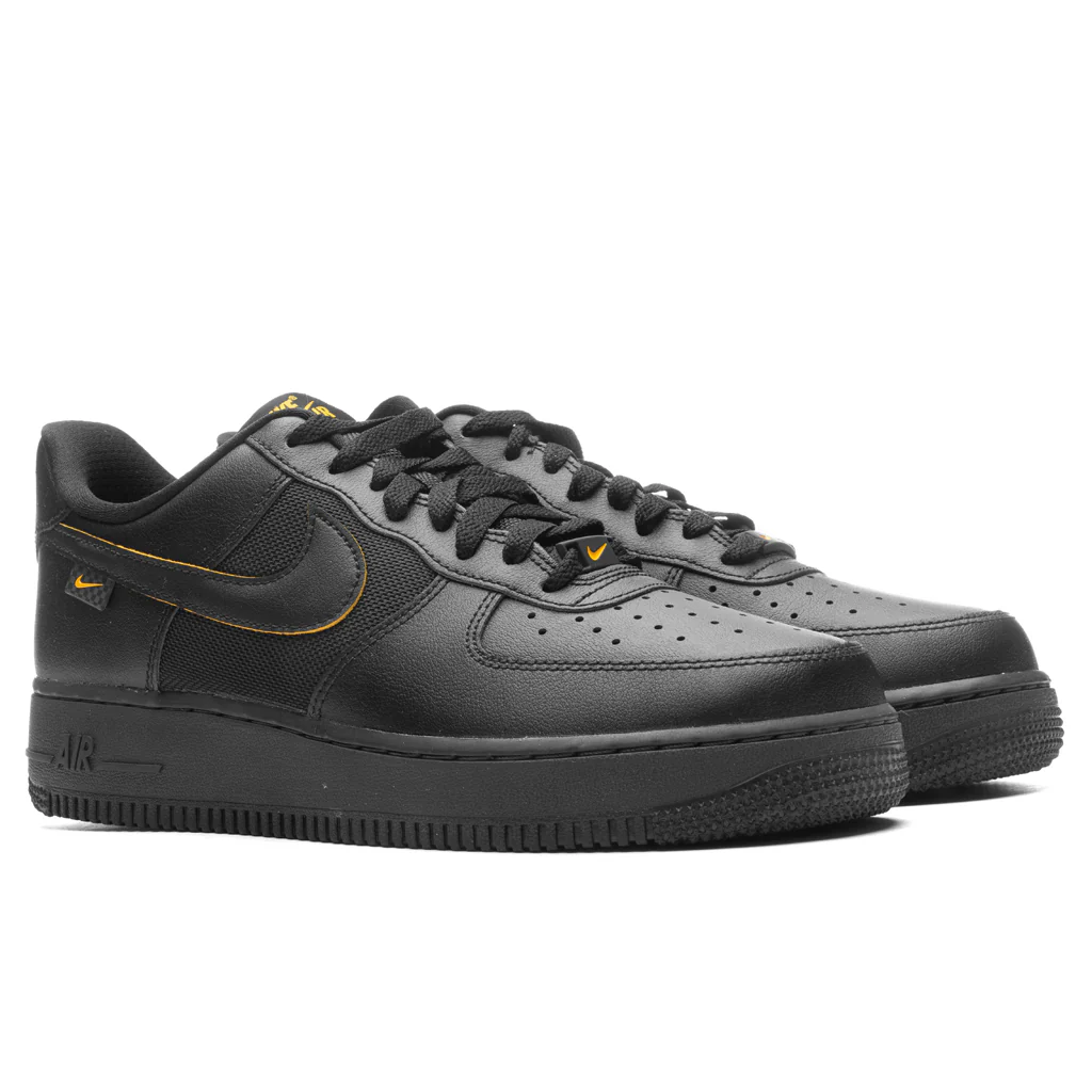 Air Force 1 '07 - Black/University Gold/Dark Smoke Grey - Image 2