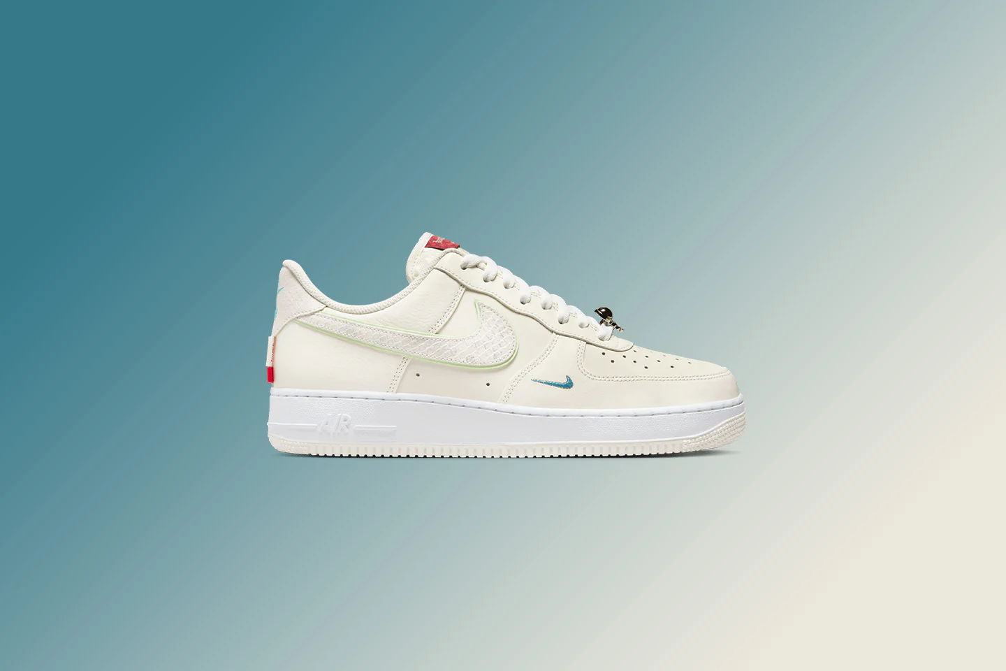 Air Force 1 '07 'Year Of The Dragon' - Sail/Vapor Green/University Red - Image 5