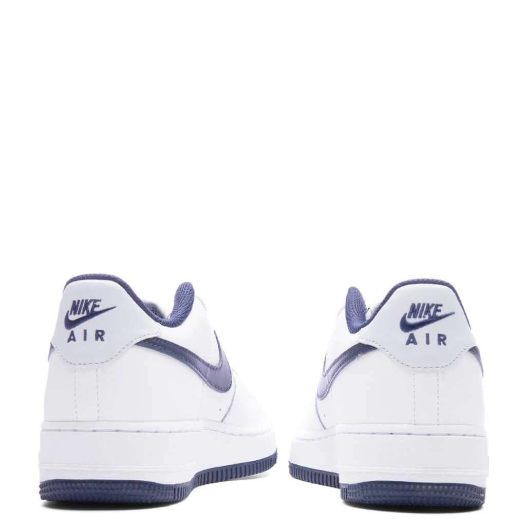 Air Force 1 LV8 2 (GS) - White/Midnight Navy/Football Grey - Image 4