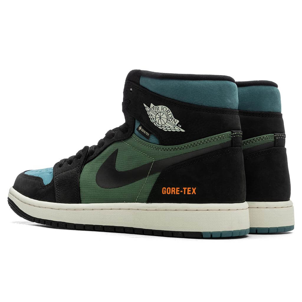 Air Jordan 1 Element 'Black Olive'- Black/Sky J Light Olive/Bright Mandarin - Image 3