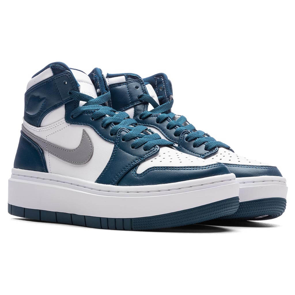 Women's Air Jordan 1 Elevate High - Sky J Fr Blue/Light Steel Grey/White - Image 2