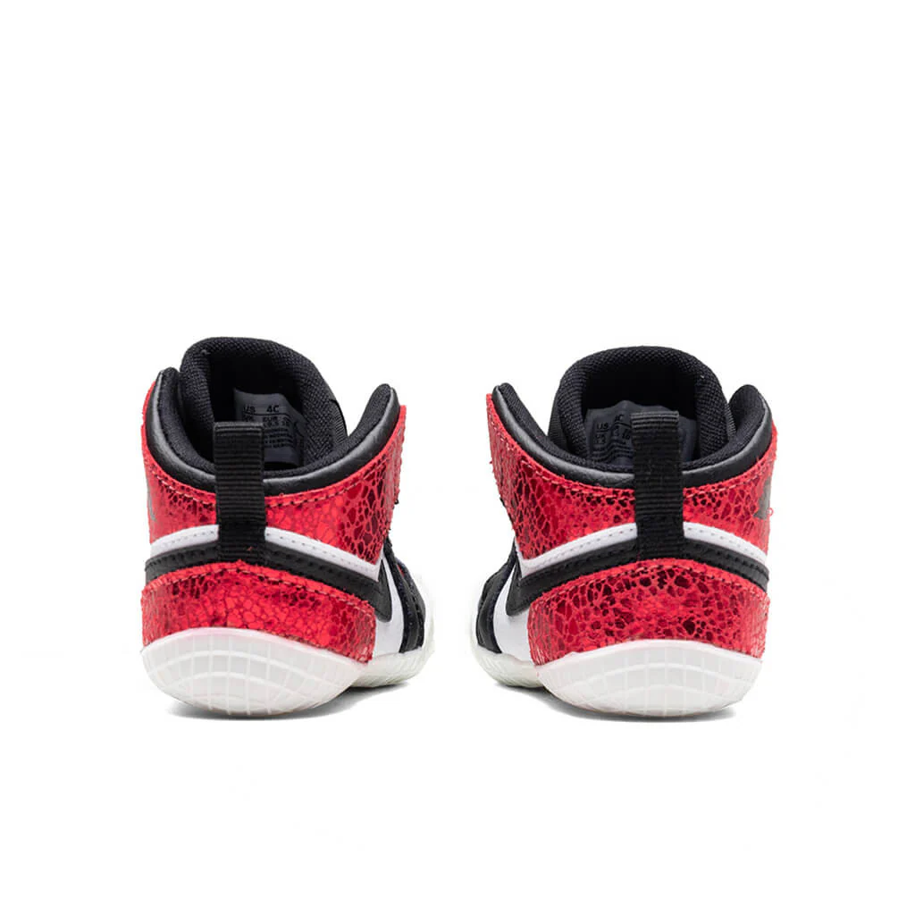 Air Jordan 1 Infant 'Ruby' - Varsity Red/Black/White - Image 4