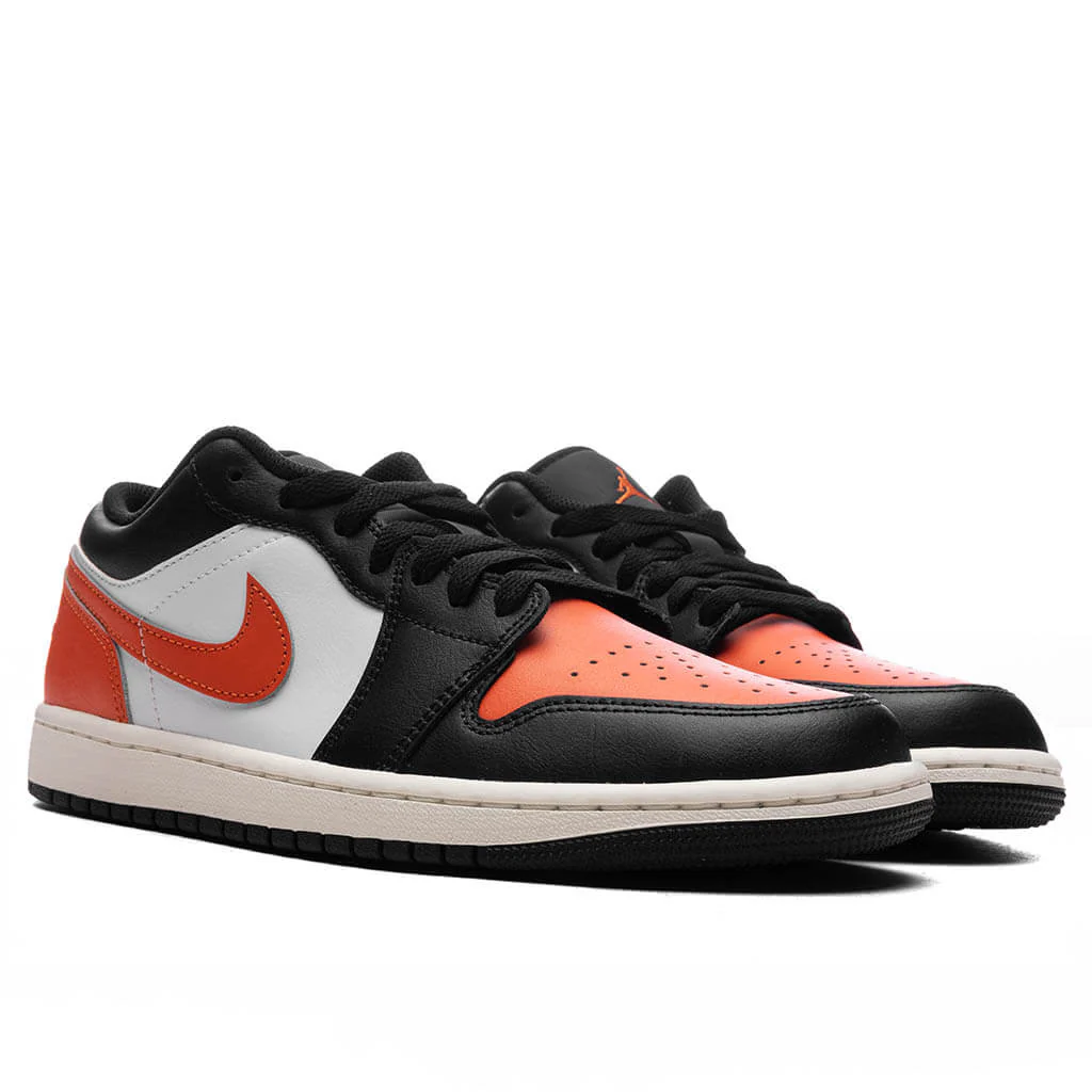 Air Jordan 1 Low - Black/Starfish/White/Sail - Image 2